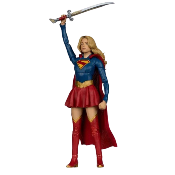 DC Multiverse Deluxe Theatrical Edition Supergirl and Baby Krypto 7-Inch Scale Action Figure