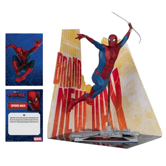 Marvel Studios Wave 1 Spider-Man: Brand New Day Spider-Man Posed Figure with Scene