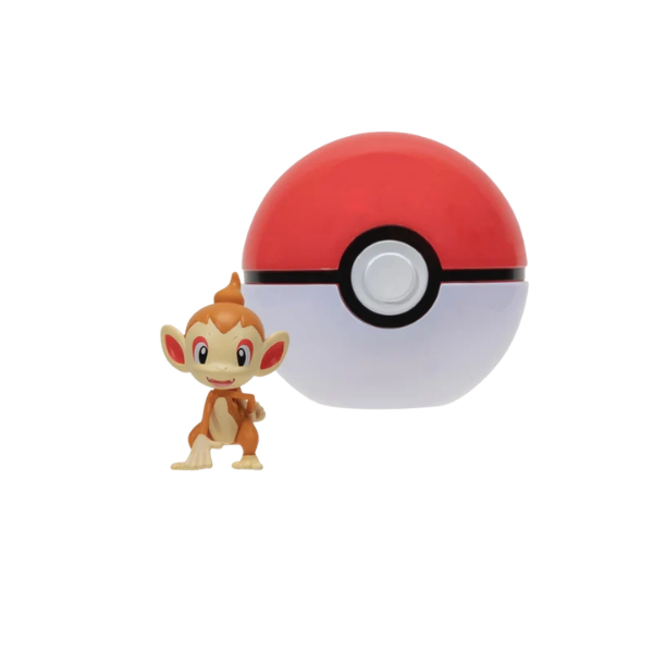Pokemon Clip 'N Go Chimchar & Poké Ball