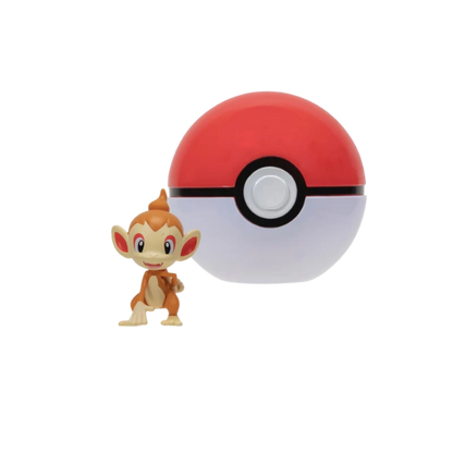 Pokemon Clip 'N Go Chimchar & Poké Ball