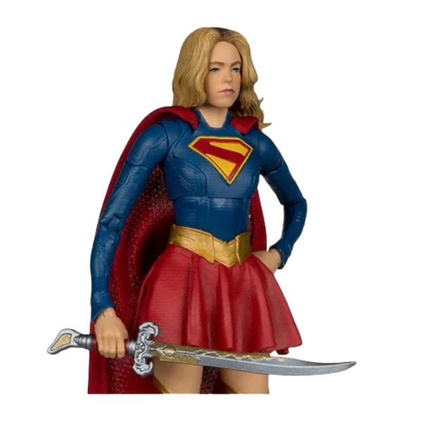 DC Multiverse Deluxe Theatrical Edition Supergirl and Baby Krypto 7-Inch Scale Action Figure
