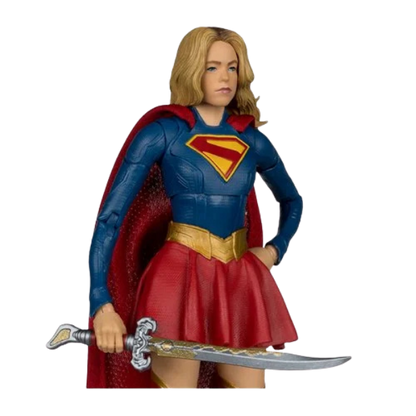 DC Multiverse Deluxe Theatrical Edition Supergirl and Baby Krypto 7-Inch Scale Action Figure