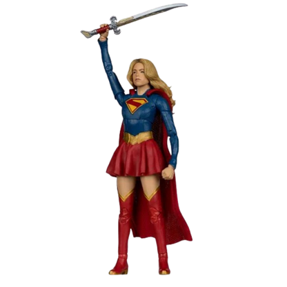 DC Multiverse Deluxe Theatrical Edition Supergirl and Baby Krypto 7-Inch Scale Action Figure