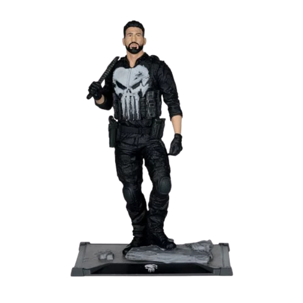Marvel Studios Wave 1 Spider-Man: Brand New Day Punisher Posed Figure with Scene