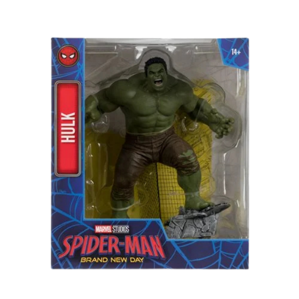 Marvel Studios Wave 1 Spider-Man: Brand New Day Hulk Posed Figure with Scene