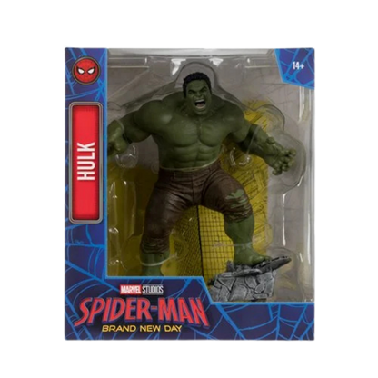 Marvel Studios Wave 1 Spider-Man: Brand New Day Hulk Posed Figure with Scene