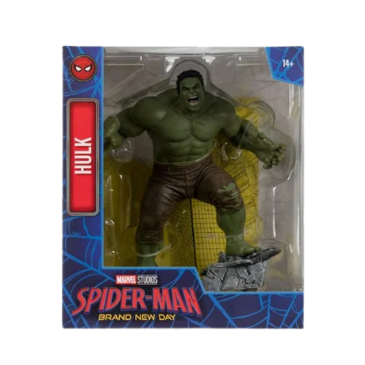Marvel Studios Wave 1 Spider-Man: Brand New Day Hulk Posed Figure with Scene