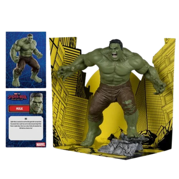 Marvel Studios Wave 1 Spider-Man: Brand New Day Hulk Posed Figure with Scene