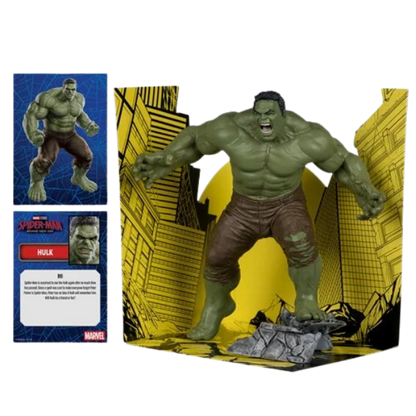 Marvel Studios Wave 1 Spider-Man: Brand New Day Hulk Posed Figure with Scene