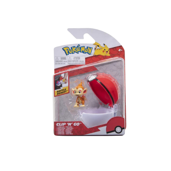 Pokemon Clip 'N Go Chimchar & Poké Ball