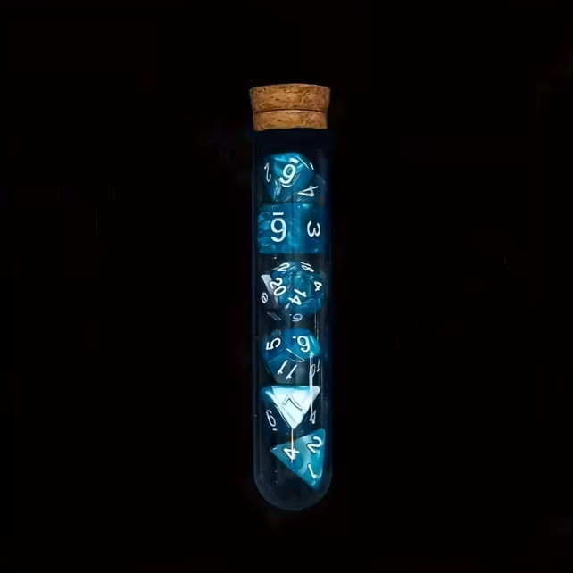 Water Weird Polyhedral D&D Dice Set (7pcs/Set)